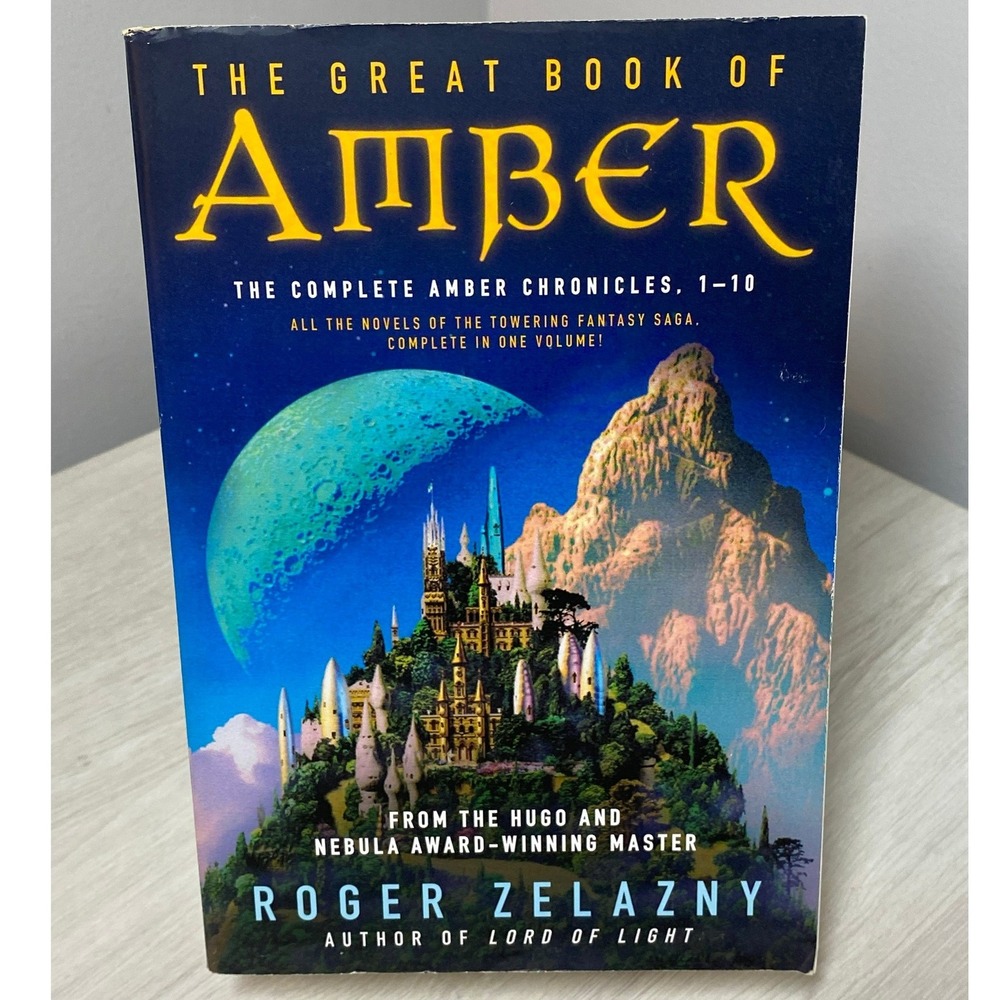 The Great Book of Amber Roger Zelazny Complete Chronicles 1-10 Eos Paperback